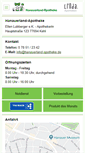 Mobile Screenshot of hanauerland-apotheke.de